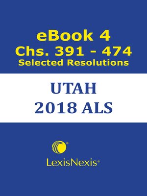 cover image of Utah Advance Legislation